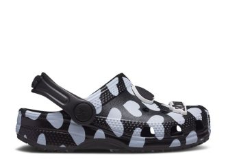 Awake NY x Classic Clog Kids &laquo;Home Is Where The Heart Is – Black&raquo;