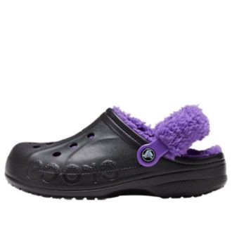 Crocs Baya fôret fuzz-rem-tresko &laquo;Black Purple&raquo; 20663309V