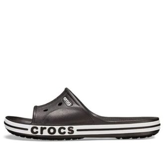 Crocs Bayaband Clog Hollow Out Casual svarte tøfler 205392-066