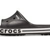 Crocs Bayaband Clog Hollow Out Casual svarte tøfler 205392-066