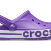 Crocs Bayaband Clog Slitasjebestandige Cozy Beach Sports Unisex lilla sandaler 205089-520