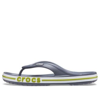 Crocs Bayaband Flip Non-Slip Slitasjebestandige Casual Grågrønne Tøfler &laquo;Grågrønn&raquo; 205393-0A3