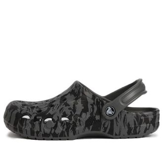 Crocs Beach Black Sandaler &laquo;Gråhvit&raquo; 206230-07I