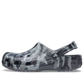 Crocs Beach Sandaler Grå Kamuflasje Unisex 206454-0IE