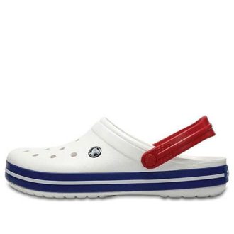 Crocs Beach Unisex Hvit Blå Sandaler &laquo;Hvit Blå&raquo; 11016-11I