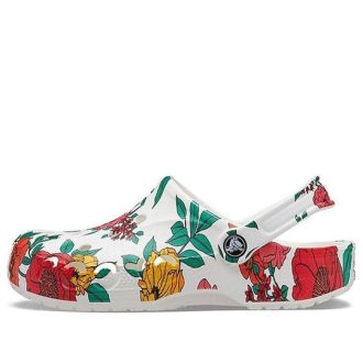 Crocs Beach White Flowers Sandaler &laquo;White Red Green&raquo; 206230-10D