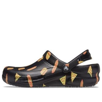 Crocs Bistro Graphic Clog Stilig uformelle svarte sandaler 204044-0FN
