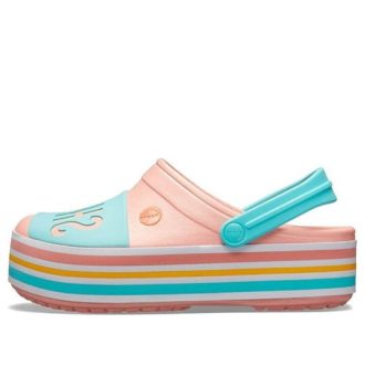 Crocs CB-plattform fet farge melon unisex tresko 205699-737