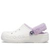 Crocs Classic Baya-fôret Fuzz-Strap-tresko &laquo;White Lila&raquo; 206633-577