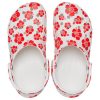 Crocs Classic Beach Sandaler Unisex Rød Hvit 207849-1AZ