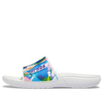 Crocs Classic Bubble Block Slides &laquo;White Multi&raquo; 207408-94S