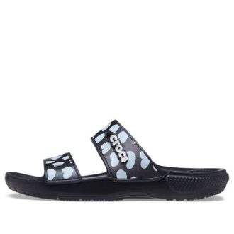 Crocs Classic Casual Fashion Unisex svart blå tøfler 207680-066 Crocs Classic Casual Fashion Unisex svart blå tøfler 207680-066