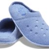 Crocs Classic Casual Thicken Stay Warm Unisex blå tøfler 203600-4RU