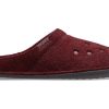 Crocs Classic Casual Thicken Stay Warm Unisex vinrøde tøfler 203600-60U