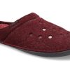 Crocs Classic Casual Thicken Stay Warm Unisex vinrøde tøfler 203600-60U