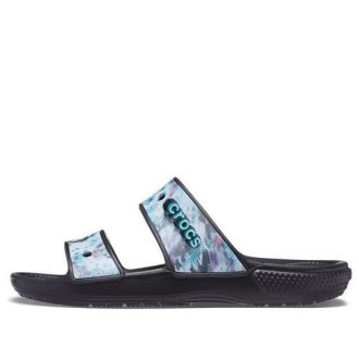 Crocs Classic Casual Unisex blå svarte tøfler 207283-988 Crocs Classic Casual Unisex blå svarte tøfler 207283-988