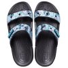 Crocs Classic Casual Unisex blå svarte tøfler 207283-988