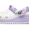 Crocs Classic Casual Unisex hvite lilla sandaler &laquo;White Purple&raquo; 207772-577