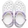 Crocs Classic Casual Unisex hvite lilla sandaler &laquo;White Purple&raquo; 207772-577