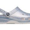 Crocs Classic Casual Unisex Metallic Sølv Rosa Sandaler 207551-90H