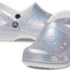 Crocs Classic Casual Unisex Metallic Sølv Rosa Sandaler 207551-90H
