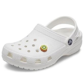 Crocs Classic Charm Kiwi Slice Clogs &laquo;White&raquo; 21SF10008477