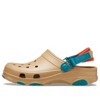 Crocs Classic Clog Beach Shoe Brun Gul Unisex &laquo;Brown Yellow&raquo; 206340-265