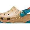 Crocs Classic Clog Beach Shoe Brun Gul Unisex &laquo;Brown Yellow&raquo; 206340-265
