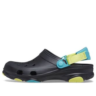 Crocs Classic Clog Beach Unisex svarte sandaler 206340-0C4