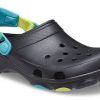 Crocs Classic Clog Beach Unisex svarte sandaler 206340-0C4