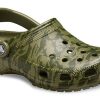 Crocs Classic Clog Camouflage Printing Beach Army Green Sandaler 206454-309