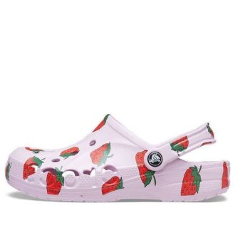 Crocs Classic Clog Casual Unisex rosa jordbærsandaler 206230-6GD