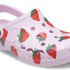 Crocs Classic Clog Casual Unisex rosa jordbærsandaler 206230-6GD