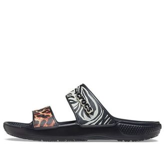 Crocs Classic Clog Cozy Unisex Black Multi-Color tøfler &laquo;Black&raquo; 207847-0C4