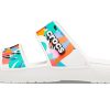 Crocs Classic Clog Cozy Unisex hvite flerfargede tøfler &laquo;White&raquo; 207856-94S