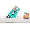 Crocs Classic Clog Cozy Unisex hvite flerfargede tøfler &laquo;White&raquo; 207856-94S