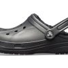 Crocs Classic Clog Crocs Hold deg varm Slitebestandig sport Unisex svarte sandaler 16244-060