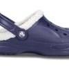 Crocs Classic Clog Crocs Holder seg Varm Slitebestandige Marineblå Unisex-tøfler 16244-49U