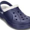 Crocs Classic Clog Crocs Holder seg Varm Slitebestandige Marineblå Unisex-tøfler 16244-49U