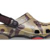Crocs Classic Clog Desert Camouflage Beach Unisex Black Brown Sandaler 207305-088