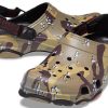 Crocs Classic Clog Desert Camouflage Beach Unisex Black Brown Sandaler 207305-088