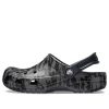 Crocs Classic Clog Kamuflasjetrykk Strandsandaler Svart Unisex 206454-001