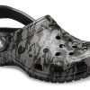 Crocs Classic Clog Kamuflasjetrykk Strandsandaler Svart Unisex 206454-001