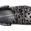 Crocs Classic Clog Kamuflasjetrykk Strandsandaler Svart Unisex 206454-001