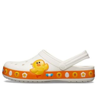 Crocs Classic Clog Line Friends Beach White Yellow Unisex sandaler «White Yellow» 205791-100 Crocs Classic Clog Line Friends Beach White Yellow Unisex sandaler «White Yellow» 205791-100