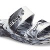 Crocs Classic Clog Marble Beach Sports Tøfler Unisex Hvit Svart 207701-103