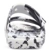 Crocs Classic Clog Marble Beach Sports Tøfler Unisex Hvit Svart 207701-103