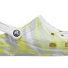 Crocs Classic Clog Marble Beach Sports Unisex Hvit Grå Sandaler &laquo;White Grey&raquo; 206867-1FJ