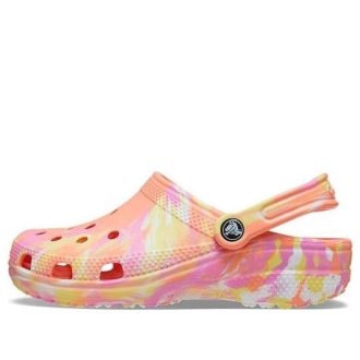 Crocs Classic Clog Marble Beach Sports Unisex røde flerfargede sandaler «Røde» 206867-83F Crocs Classic Clog Marble Beach Sports Unisex røde flerfargede sandaler «Røde» 206867-83F