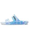 Crocs Classic Clog Marble Beach Unisex Hvit Blå Tøfler &laquo;White Blue&raquo; 207701-1FK